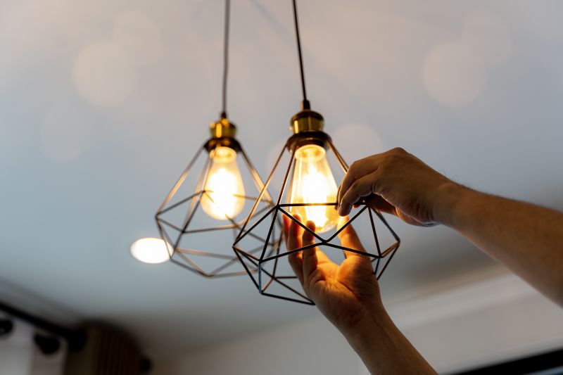 Chandelier Bulb Installation